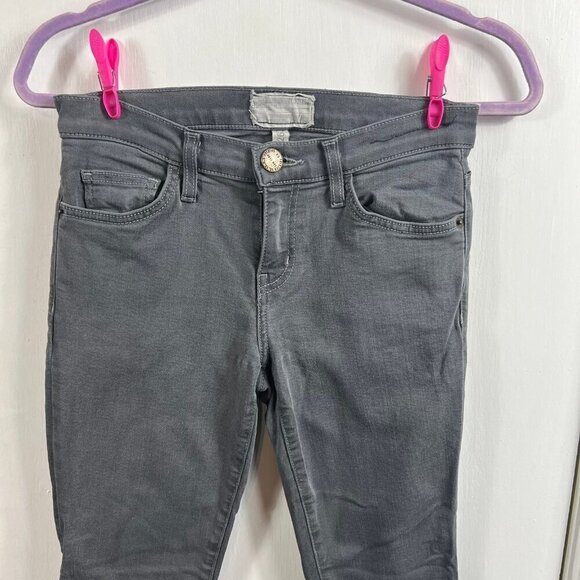 Current/Elliott THE STILETTO SKINNY JEAN gray ankle length - Picture 4 of 11